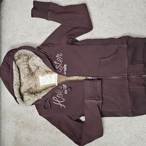 Hollister Vintage Y2K Faux Fur Hoodie, M